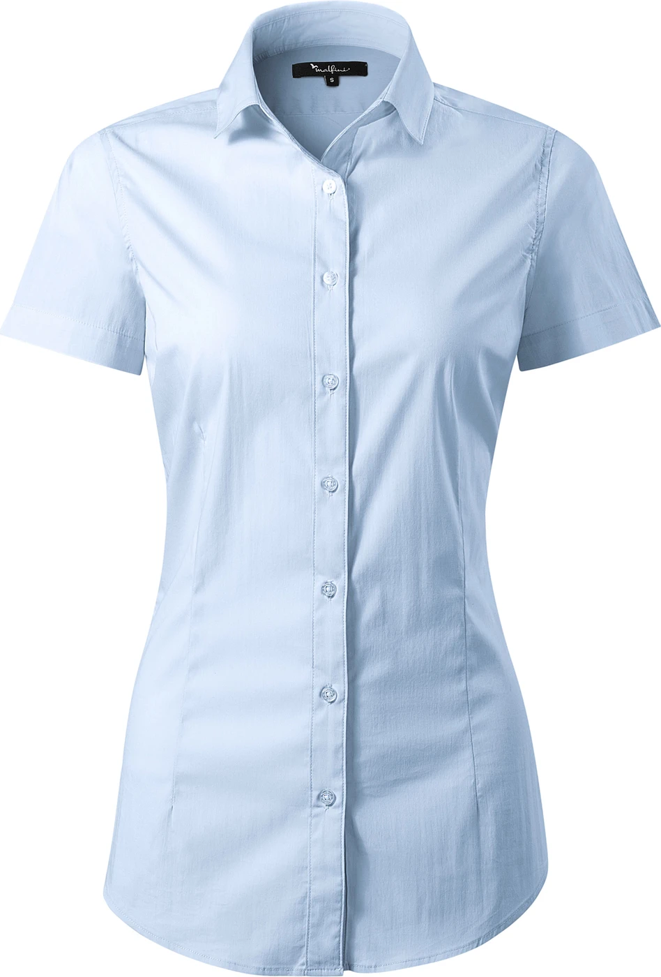 malfini-261-hemd-damen-flash-lightblue-front-2 MALFINI Bluse Flash 261