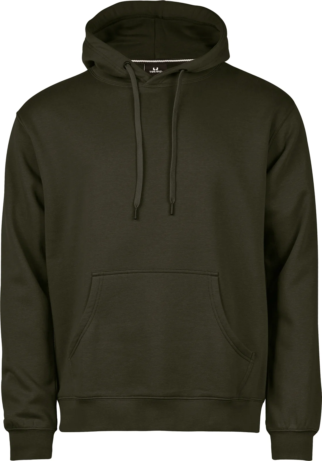 tee-jays-5430-hooded-sweatshirt-darkolive-front-1 Tee Jays Hooded Sweatshirt