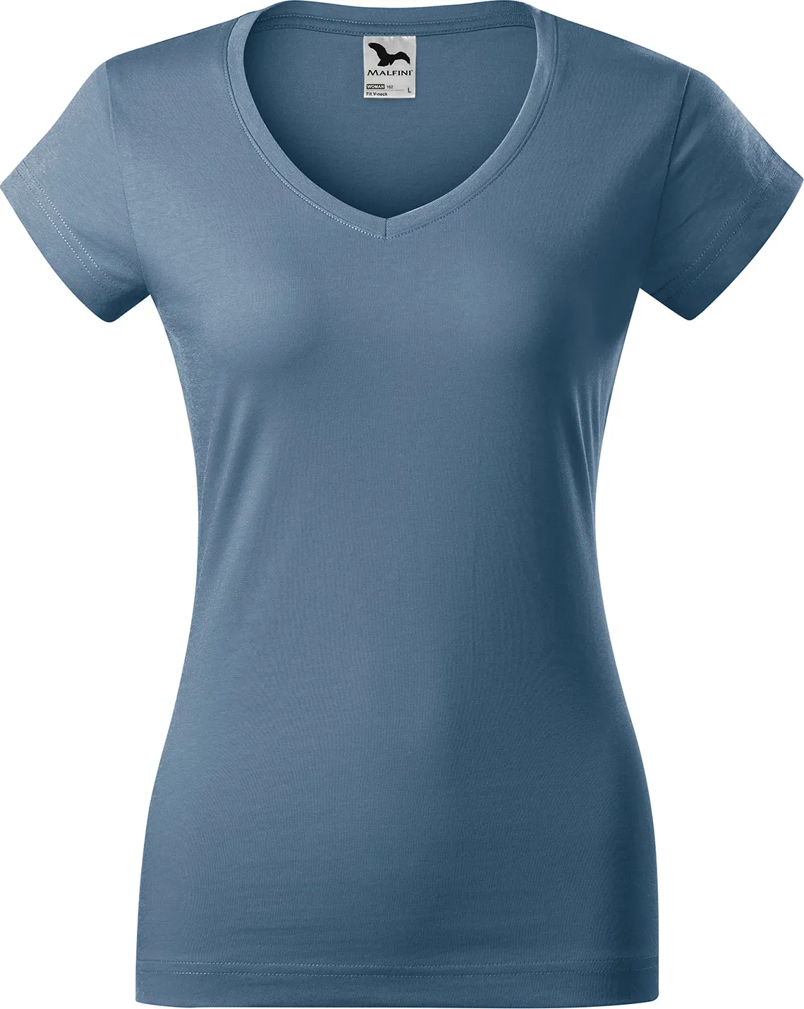 MALFINI T-Shirt Damen Fit V-Neck 162