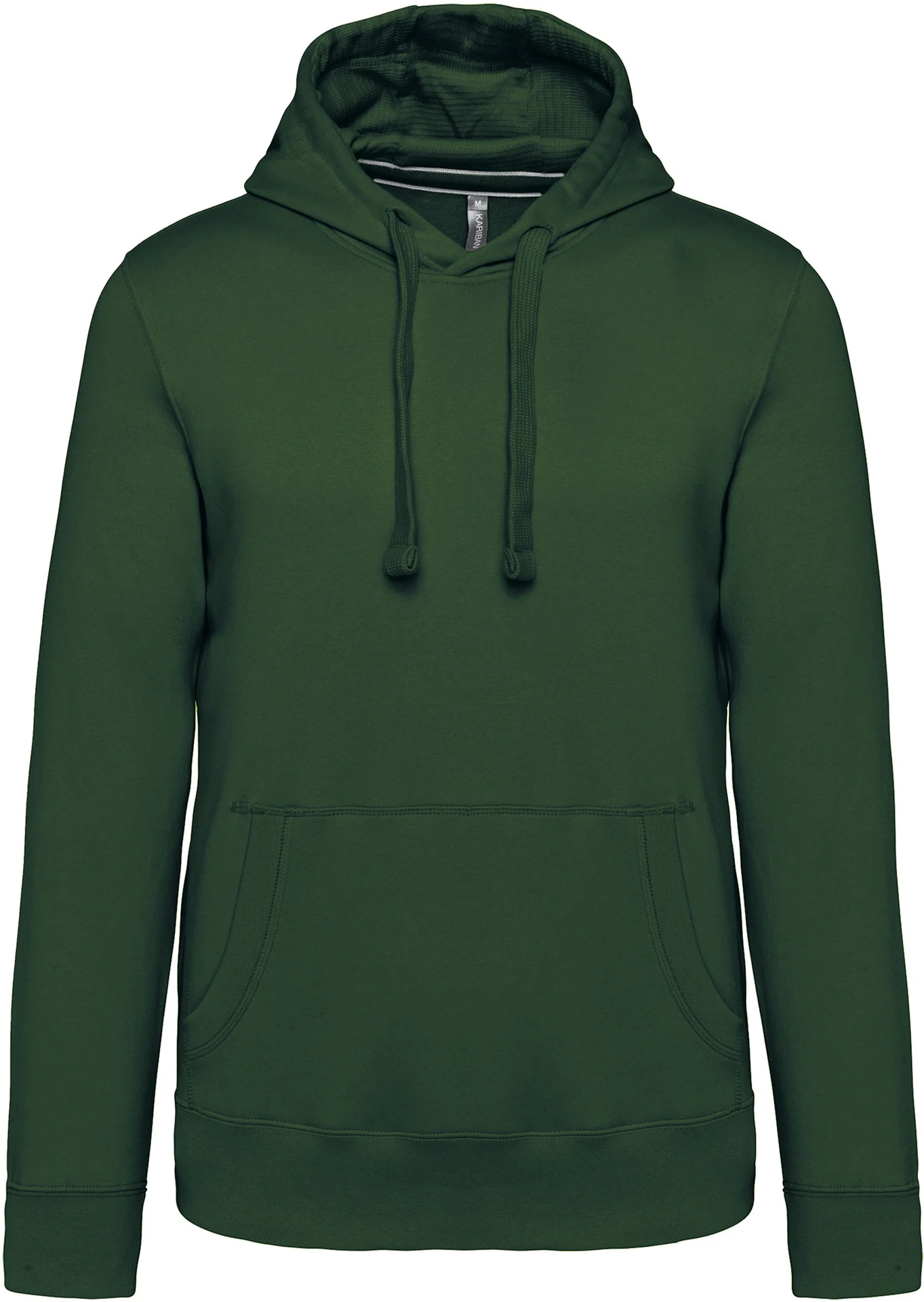 K489-kapuzen-sweater-forestgreen-front-3 Kariban Kapuzen Sweater