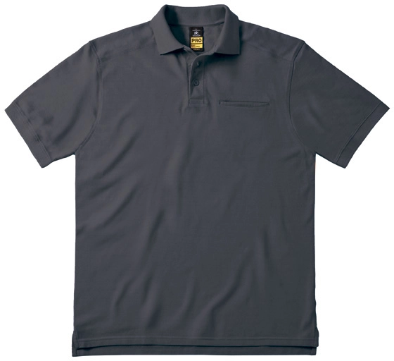 BC-PUC10-Polo-Skill-PRO-darkgrey-2 B&C Poloshirt Skill Pro