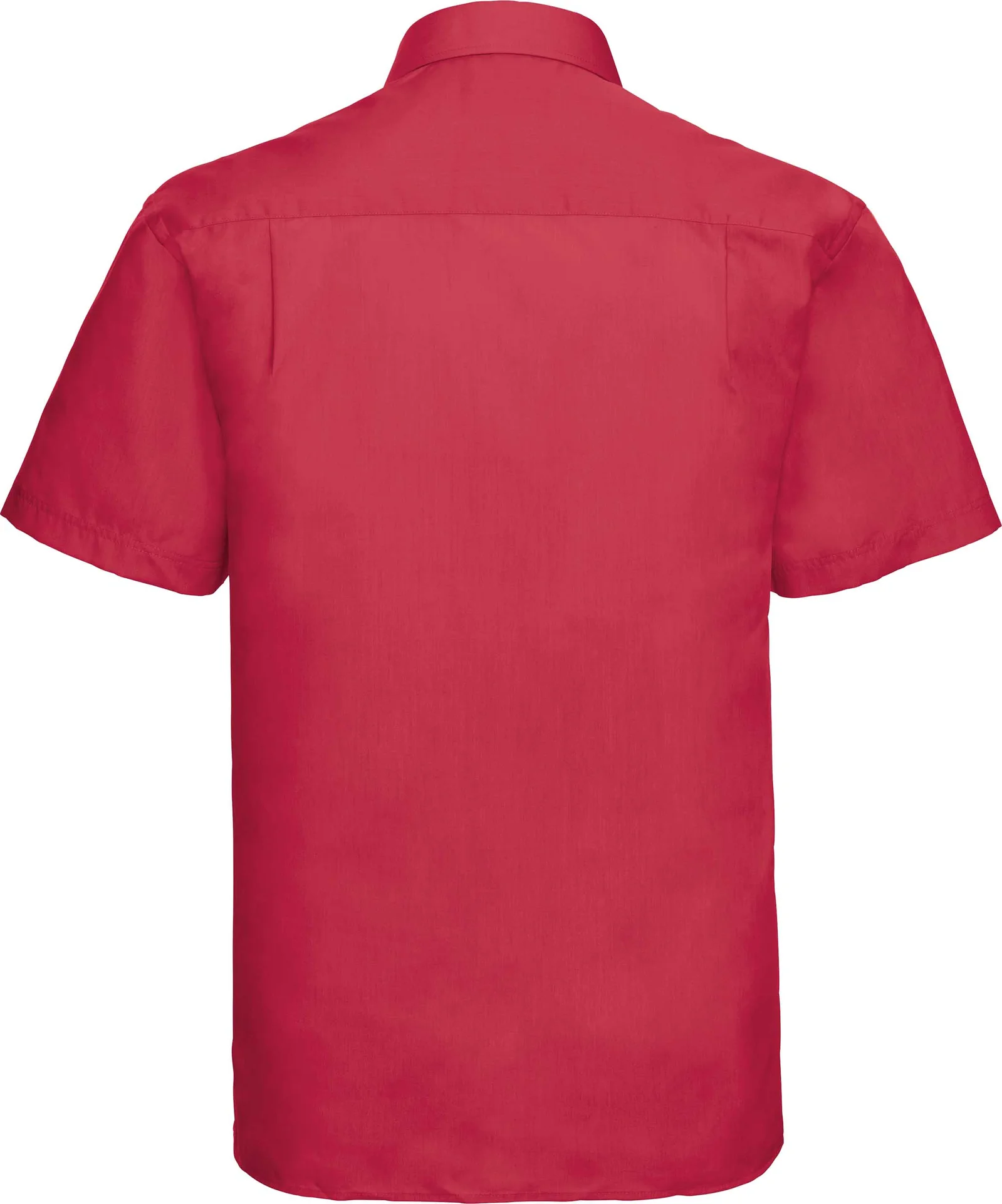 Russell Men's Short Sleeve Polycotton Easy Care Poplin Shirt