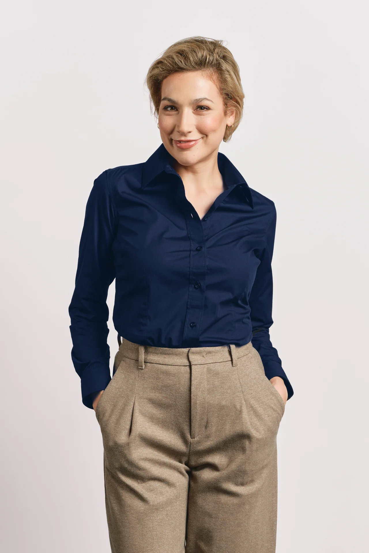 Promodoro Women´s Poplin Shirt Long Sleeve
