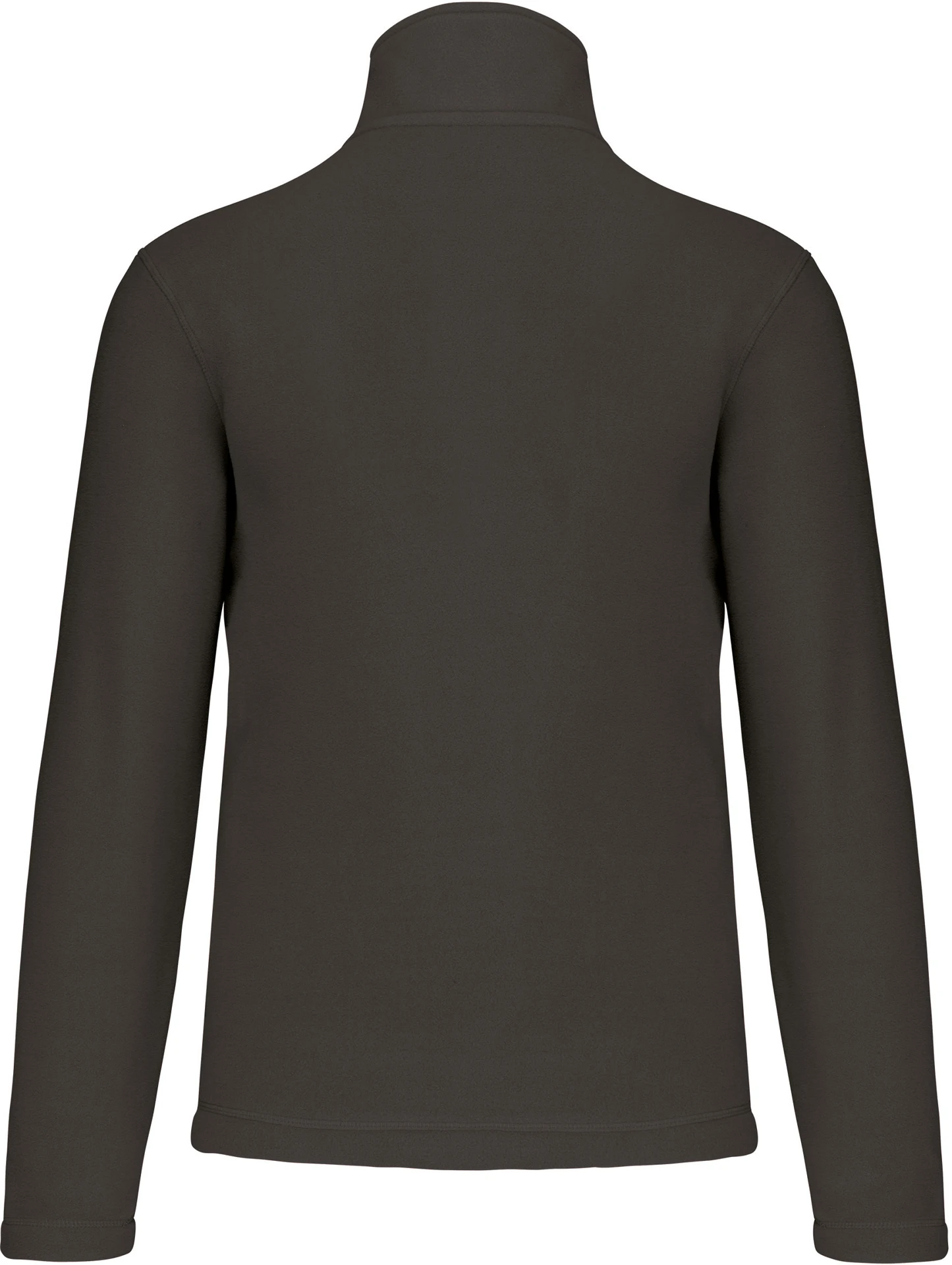 kariban-K912-microfleece-pullover-mit-viertel-zip-enzo-darkgrey-back-6 Kariban Microfleece Pullover mit 1/4 Zip "Enzo"