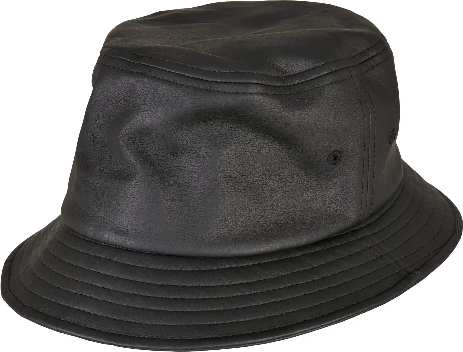 FLEXFIT Imitation Leather Bucket Hat