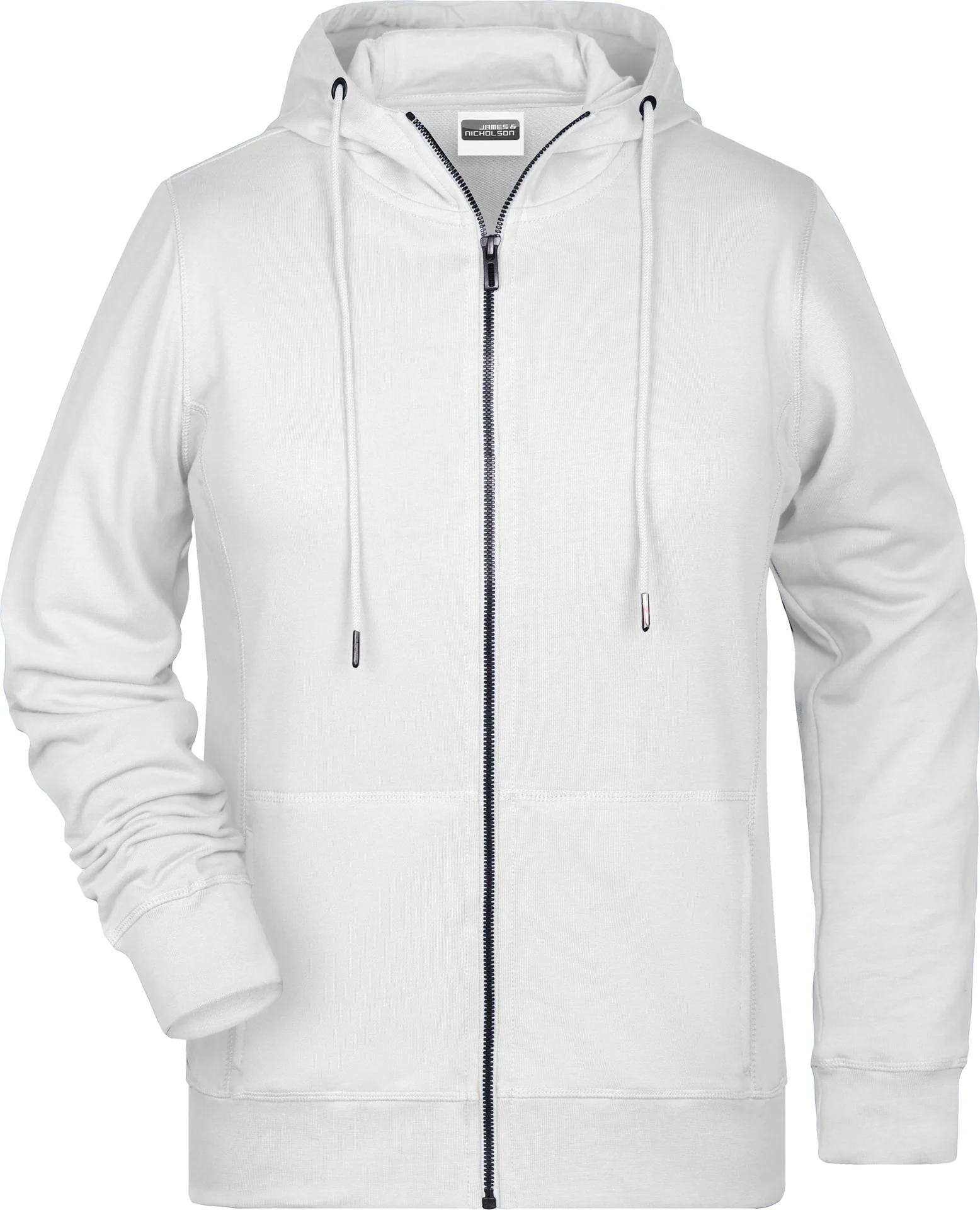 James & Nicholson Ladies Zip-Hoody