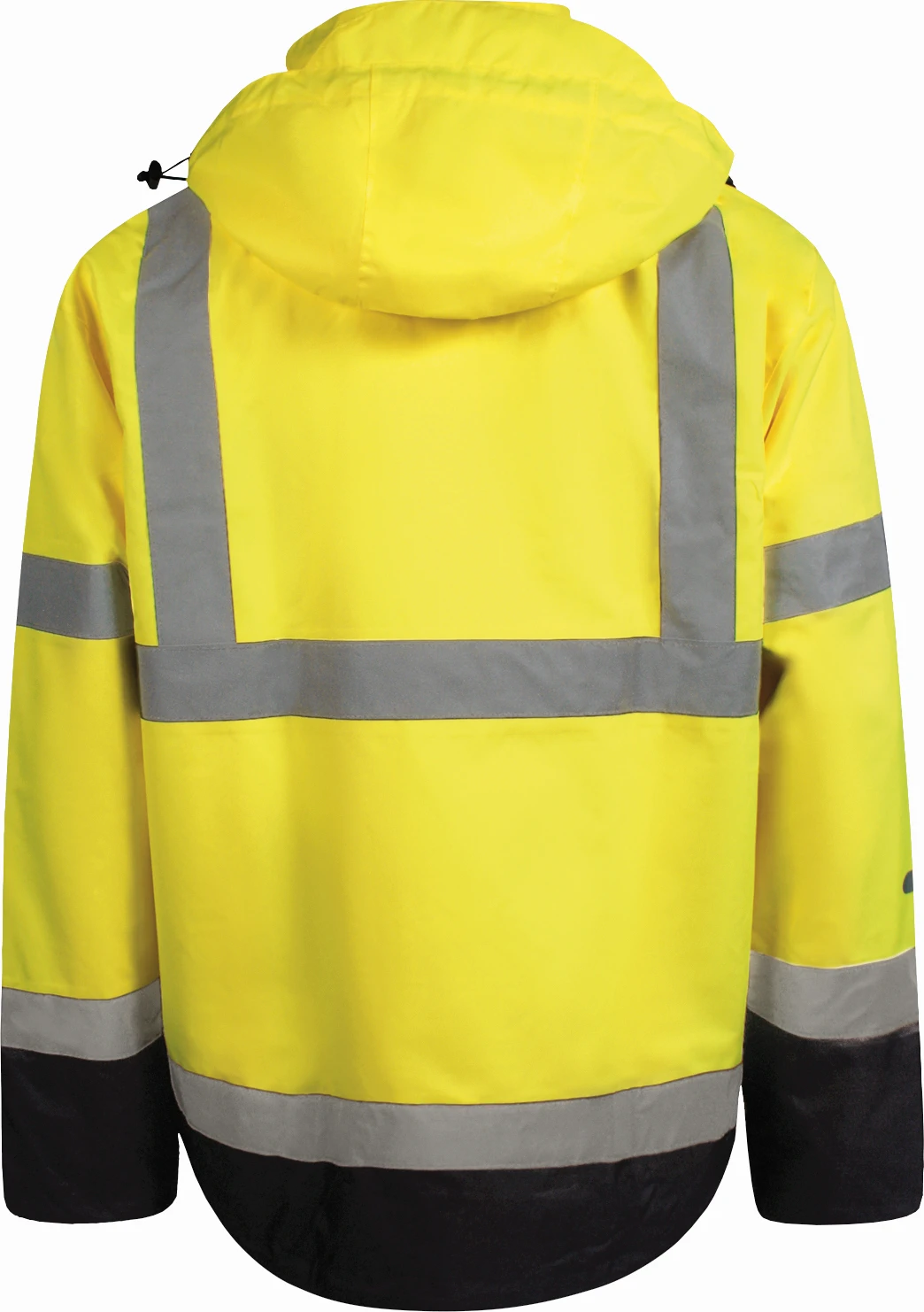 lyngsoe-fox6055-atmungsaktive-hi-vis-shell-jacke-leuchtgelb-schwarz-2 Lyngsøe FOX6055 Atmungsaktive Hi-Vis Shell-Jacke