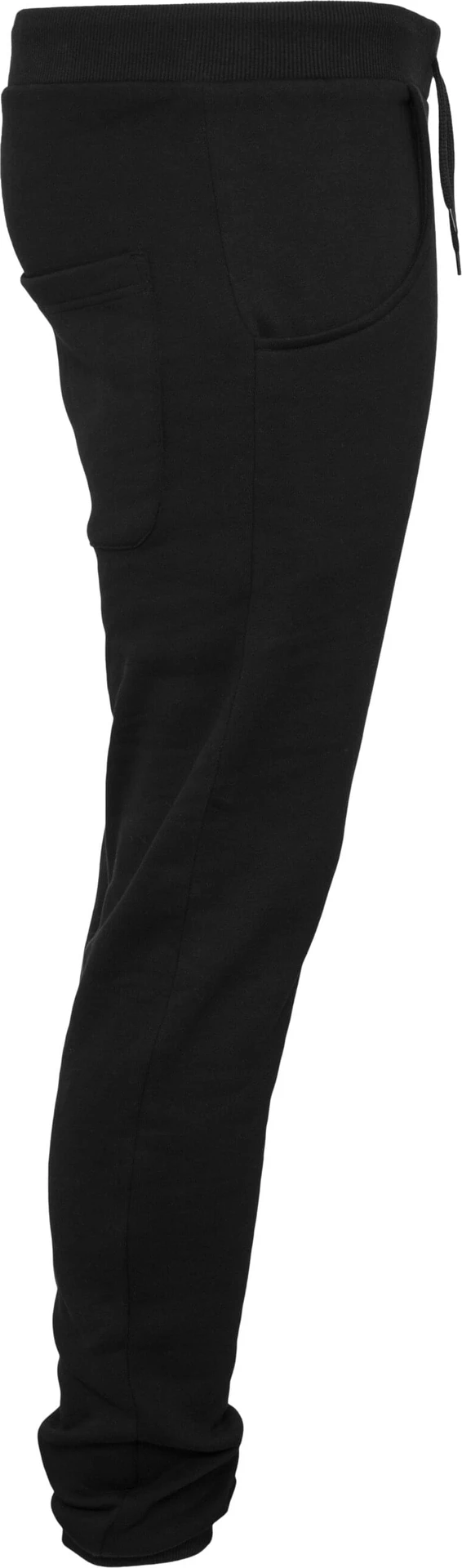 BYB-BY013-heavy-deep-crotch-sweatpants-black-right-8 Build Your Brand Heavy Deep Crotch Sweatpants
