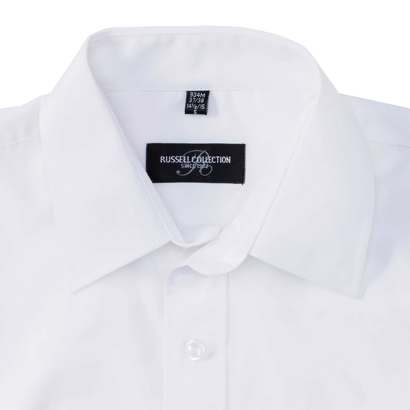 Russell Men's Long Sleeve Polycotton Easy Care Poplin Shirt