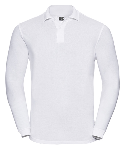 Russell Long Sleeve Classic Cotton Polo Russell Long Sleeve Classic Cotton Polo