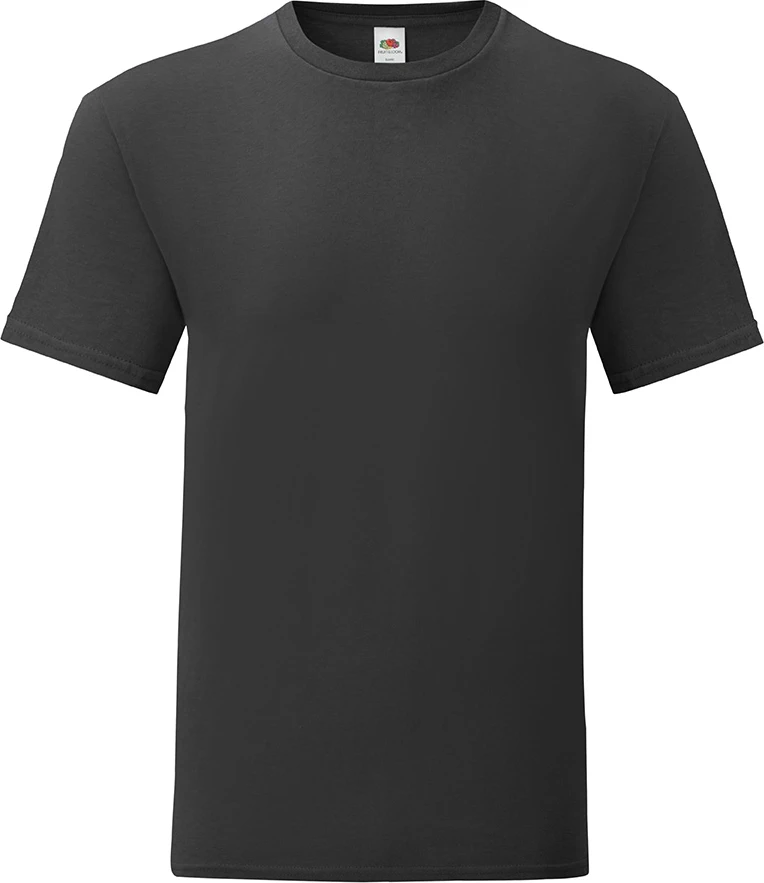 fruit-of-the-loom-61-430-0-iconic-t-shirt-black-4 F.O.L. Iconic T