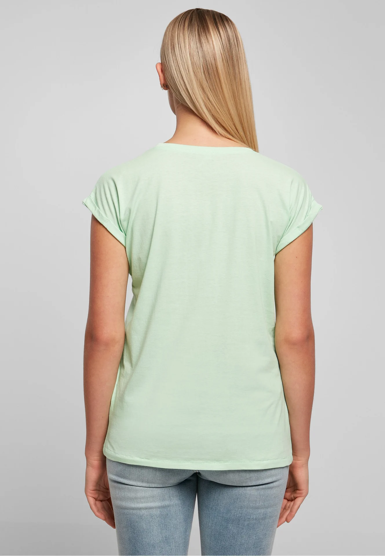 Build Your Brand Ladies Extended Shoulder Tee