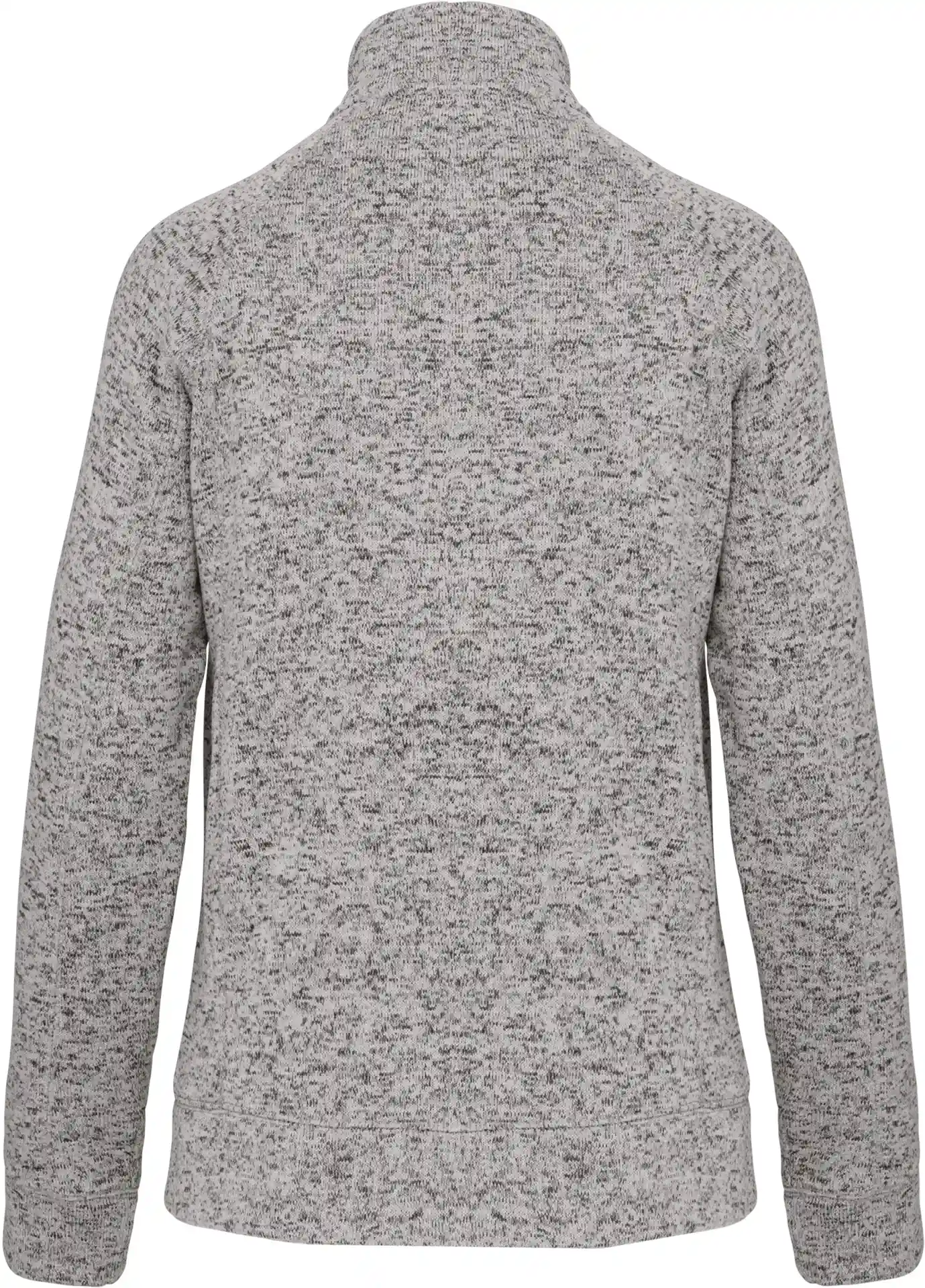 Kariban Damen Melange Strickfleece Jacke