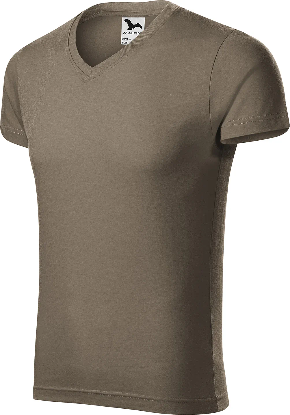MALFINI T-Shirt Slim Fit V-Neck 146