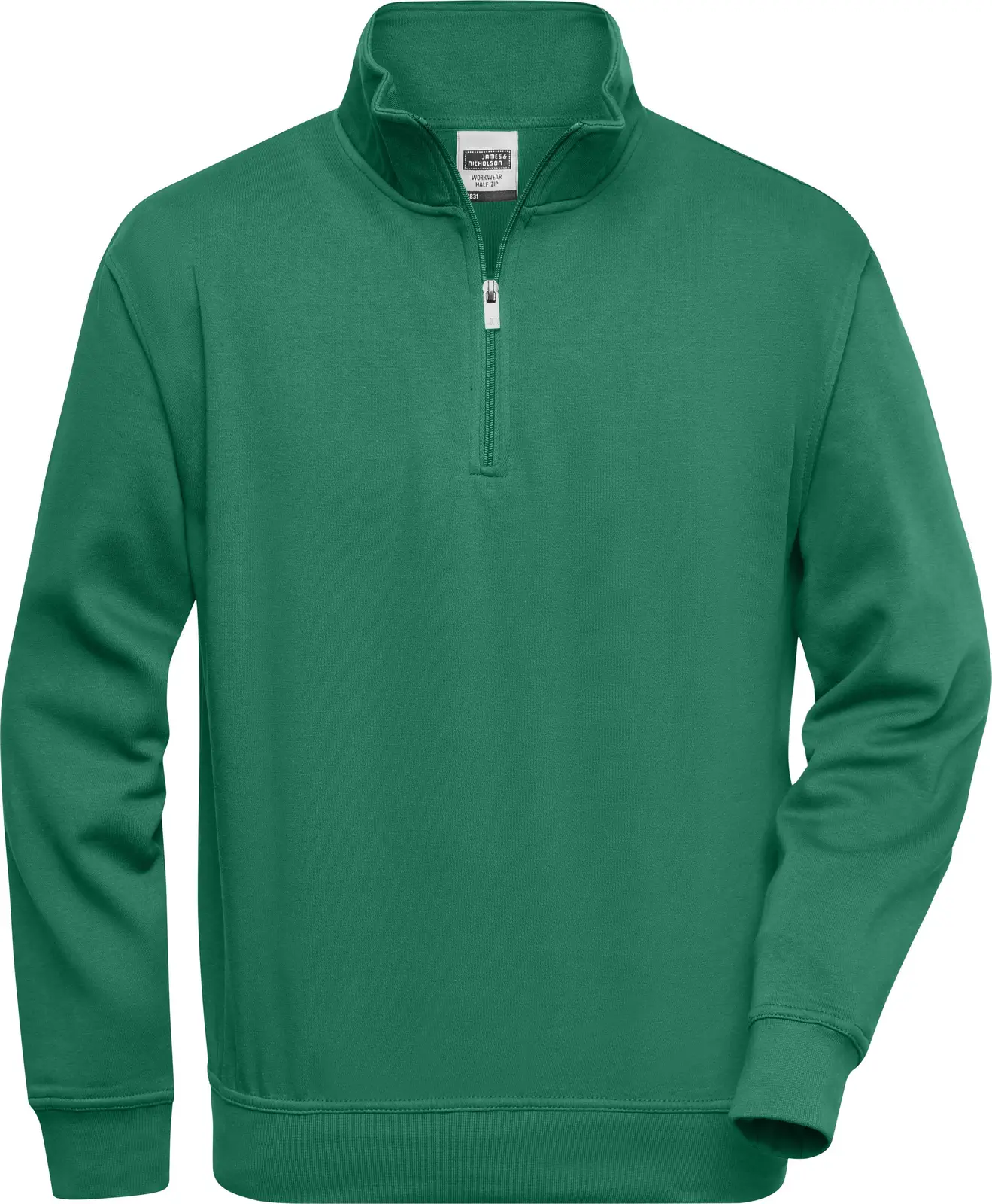 James & Nicholson Workwear Half Zip Sweat