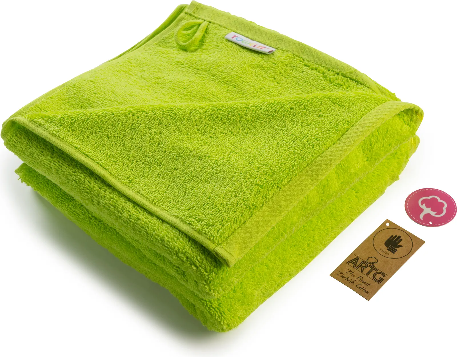 artg-ar035-fashion-hand-towel-limegreen-front-1 ARTG Fashion Hand Towel