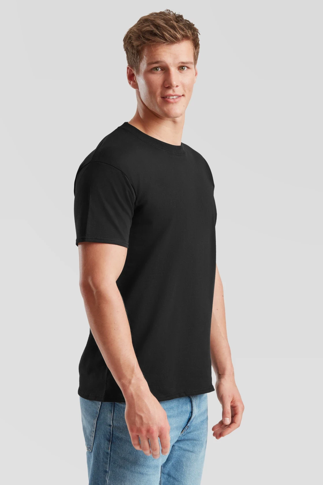 fruit-of-the-loom-61-212-0-heavy-t-shirt-black-model-1 F.O.L. Heavy Cotton T