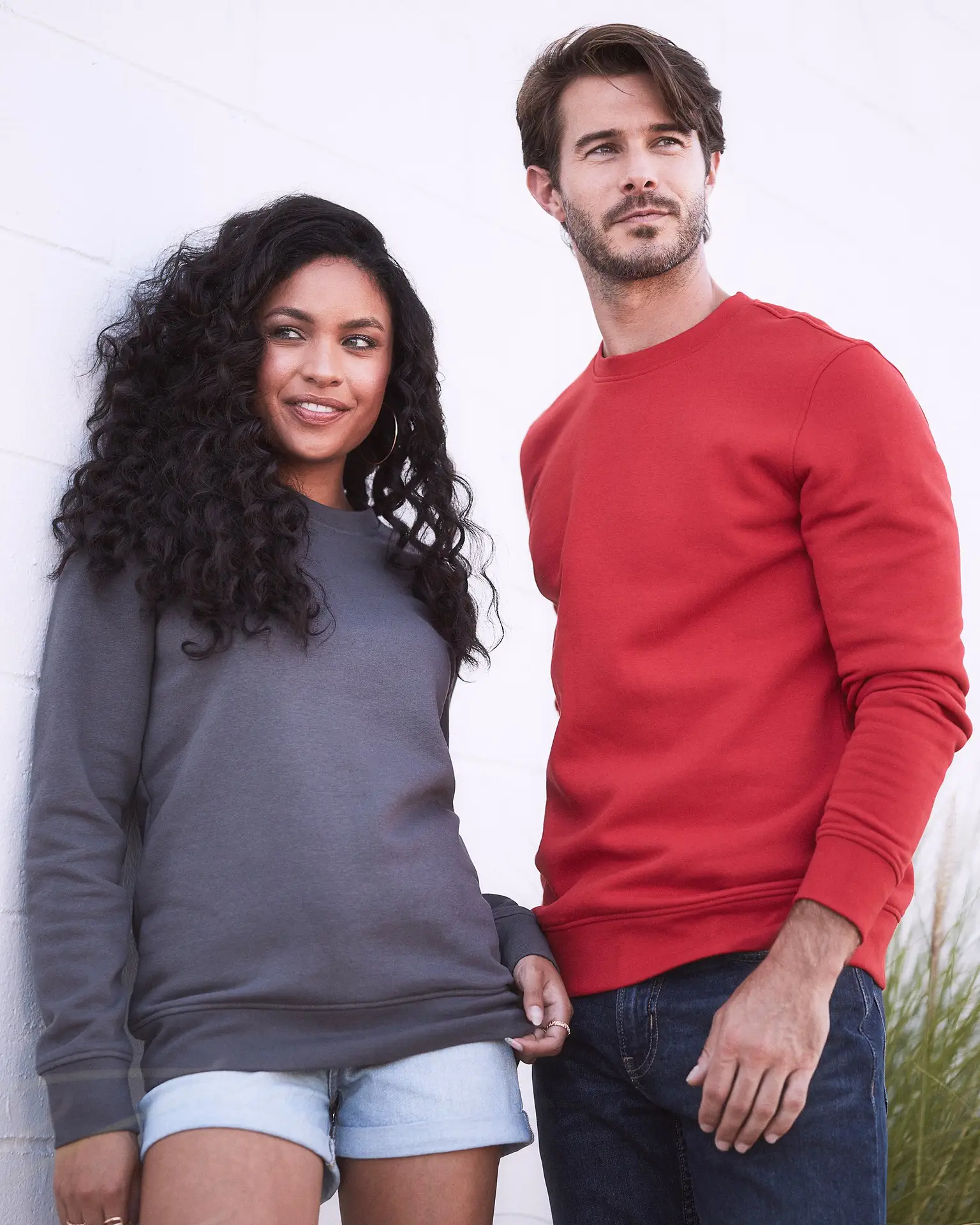 stedman-st4300-classic-sweatshirt-scarletred-model-2 Stedman Classic Sweatshirt Unisex