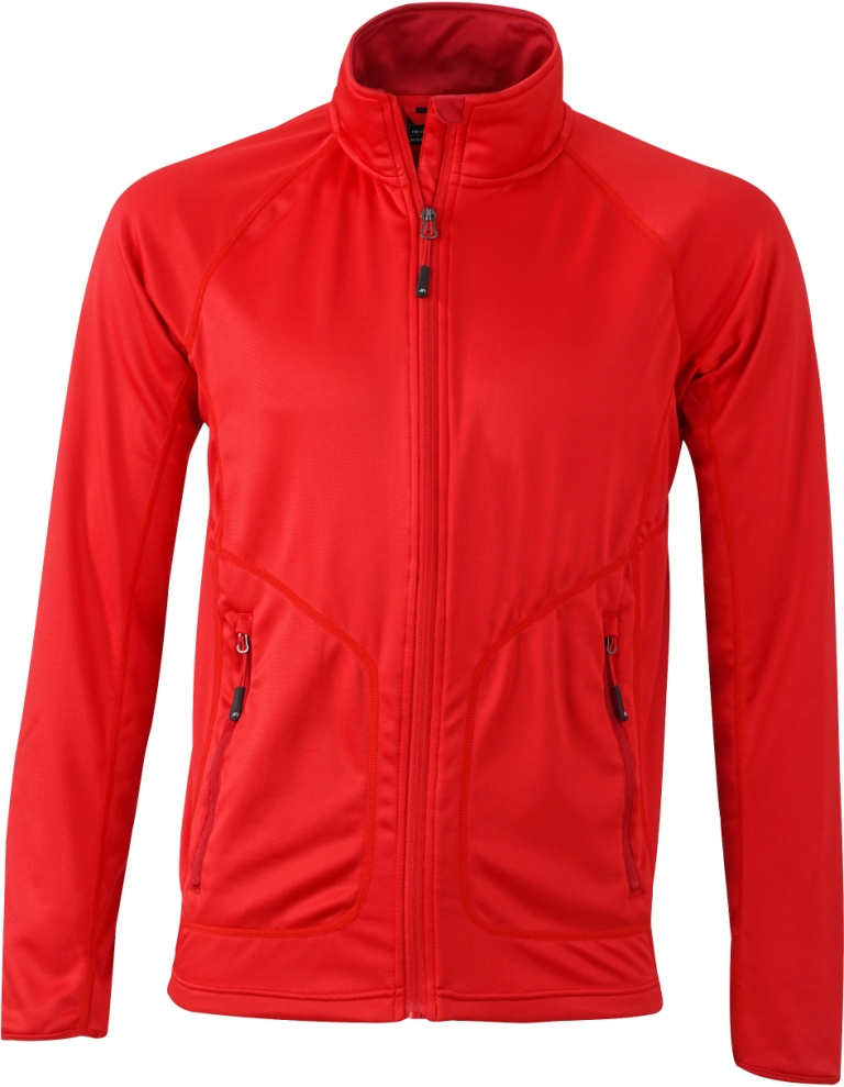 James & Nicholson Men's Stretch-Fleece Jacket James & Nicholson Men's Stretch-Fleece Jacket