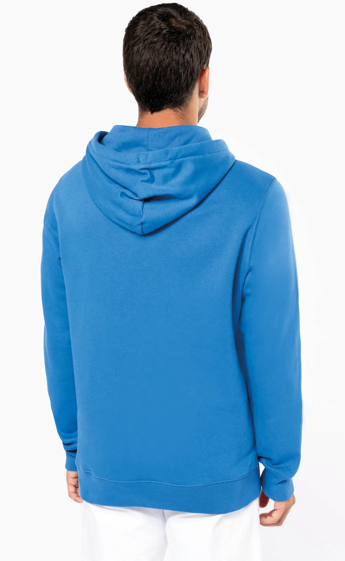 kariban-K4037-kapuzen-sweater-made-in-portugal-lightroyalblue-model-1 Kariban Kapuzen Sweater "Made in Portugal"
