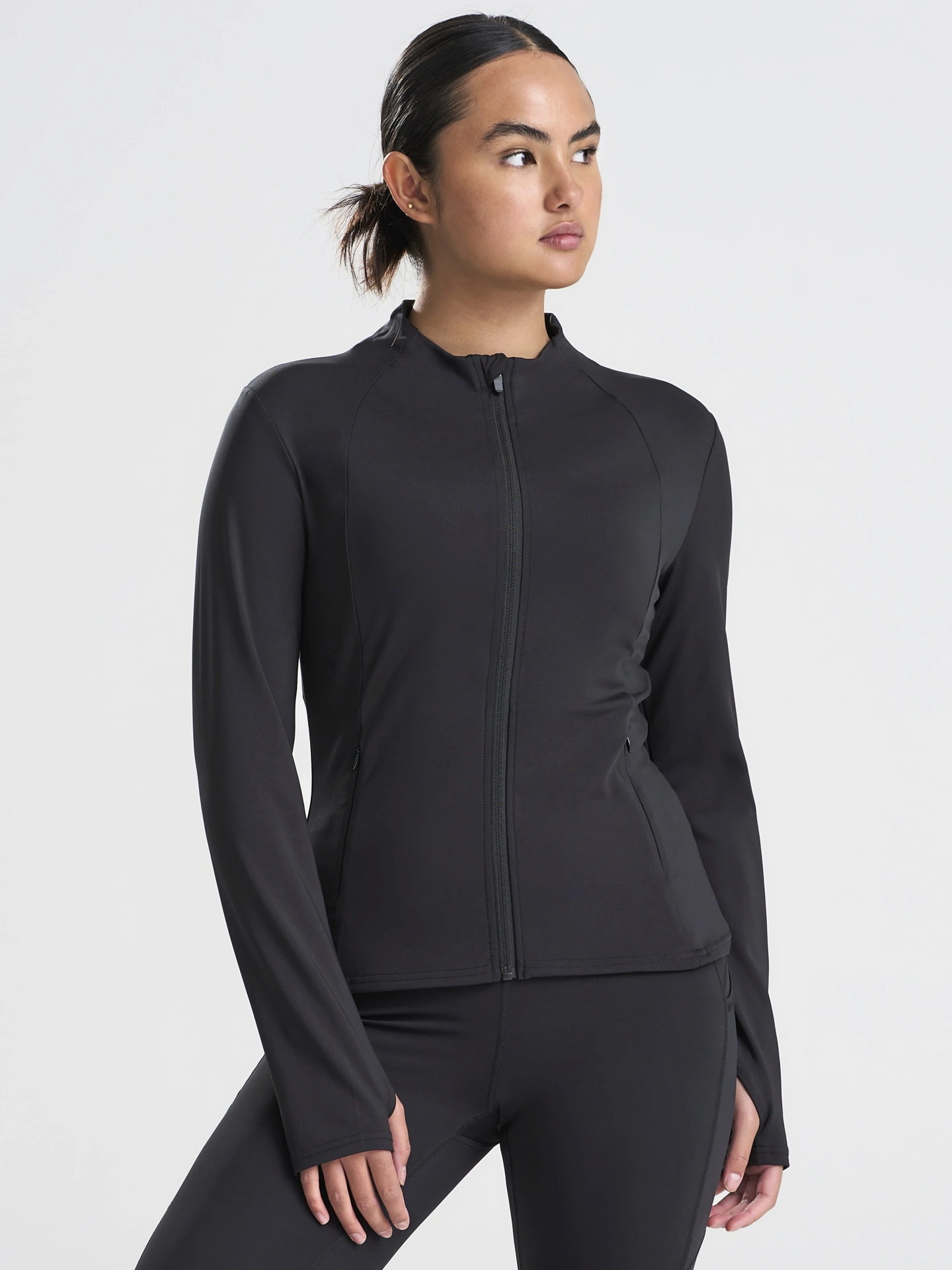 justcool-jc219-womens-recycled-full-zip-jacket-model-0 Just Cool Womens Recycled Full Zip Jacket