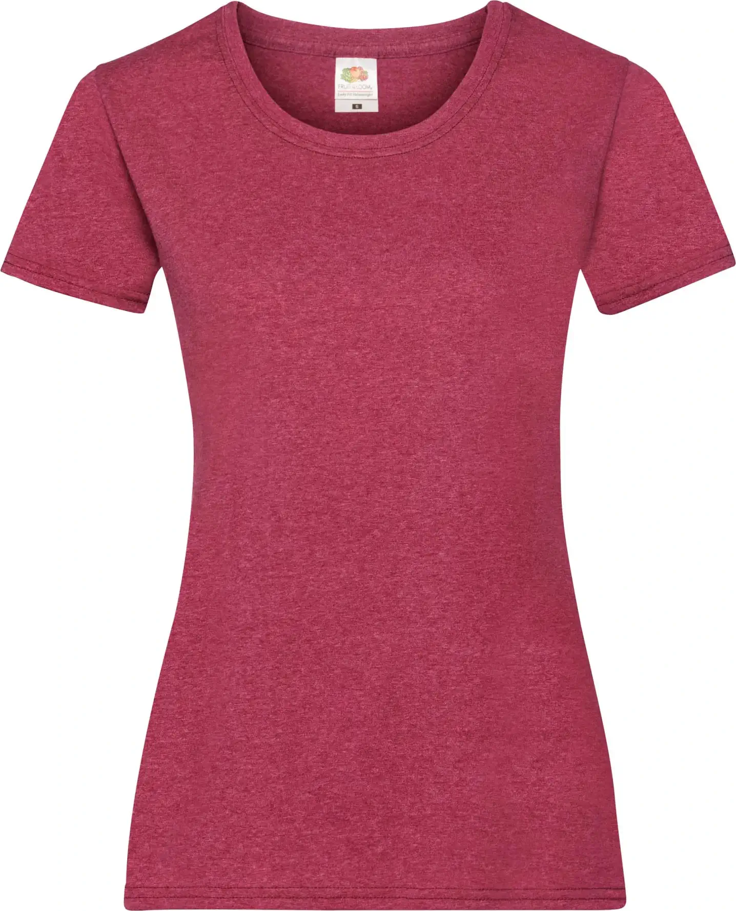 fruit-of-the-loom-61-372-0-ladies-valueweight-t-shirt-heatherred-4 F.O.L. Lady-Fit Valueweight T