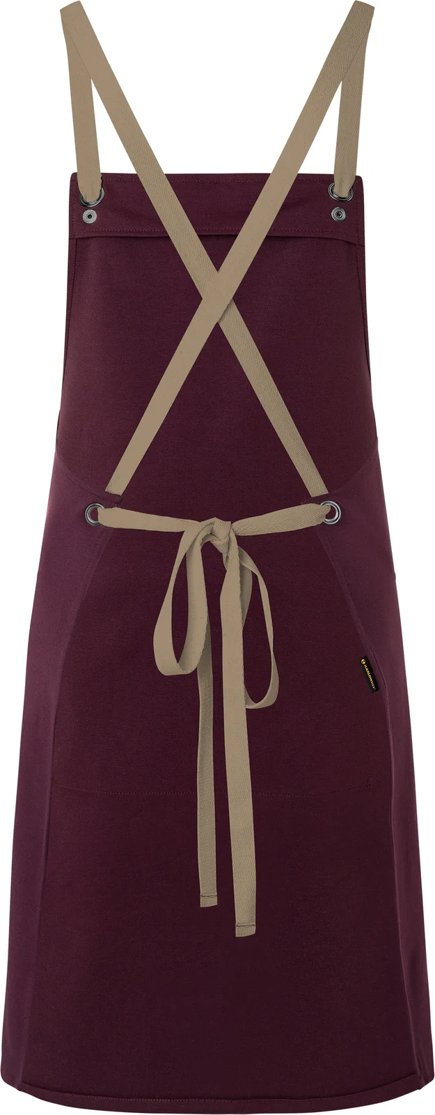 karlowsky-ls39-latzschuerze-urban-nature-mit-kreuzbaendern-und-grosser-tasche-aubergine-back-5 KARLOWSKY Latzschürze Urban-Look mit Kreuzbändern und großer Tasche