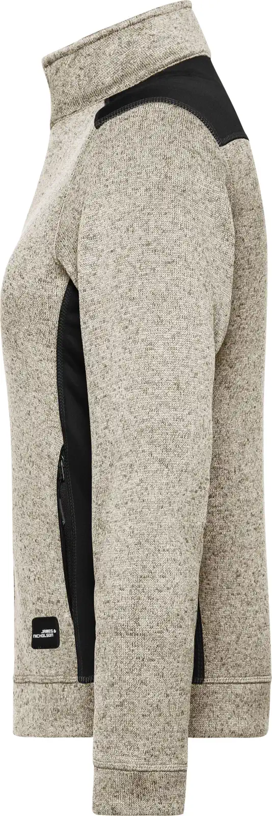 James & Nicholson Ladies Knitted Workwear Fleece Jacket -STRONG-