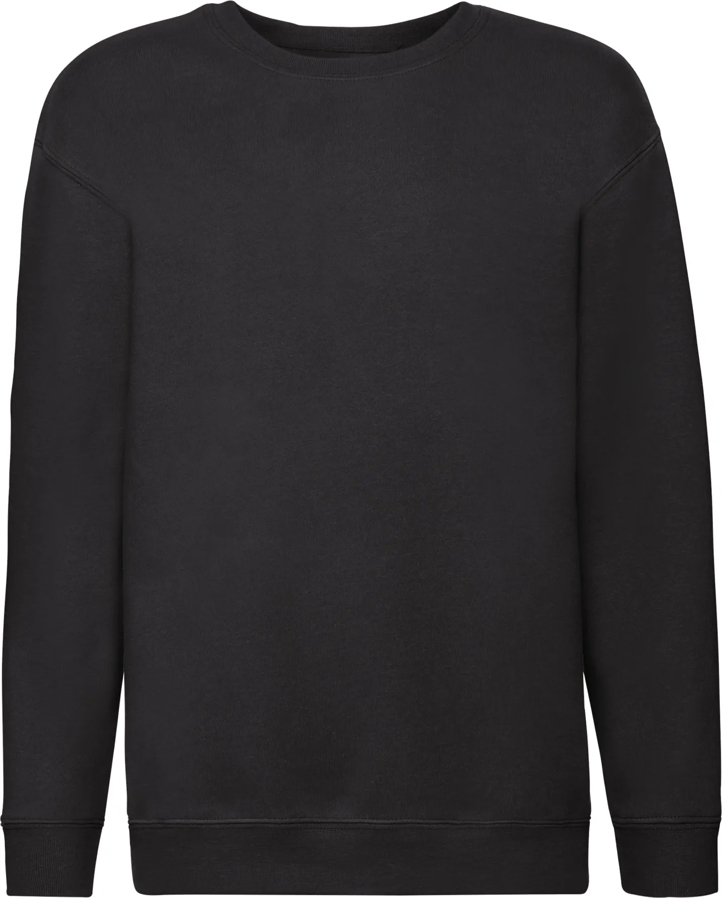 fruit-of-the-loom-62-031-0-kids-premium-set-in-sweatshirt-black-4 F.O.L. Premium Set-In Sweat Kids