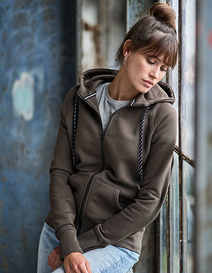 TEE JAYS Ladies` Fashion Full Zip Hood TEE JAYS Ladies` Fashion Full Zip Hood