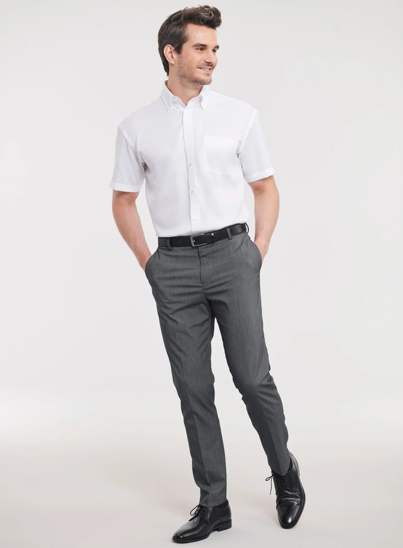 Russell Men's Short Sleeve Ultimate Non-Iron Shirt
