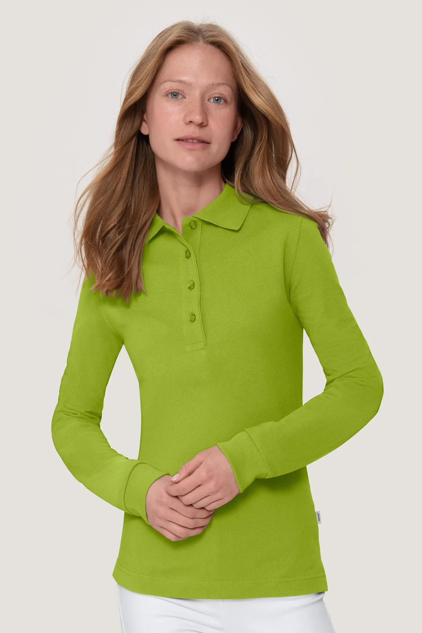 HAKRO Women-Longsleeve-Poloshirt 215 Mikralinar®