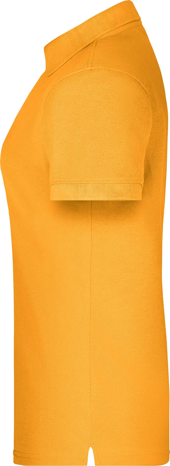 jn873-ladies-bio-workwear-poloshirt-goldyellow-left-4 James & Nicholson Ladies Bio Workwear Polo