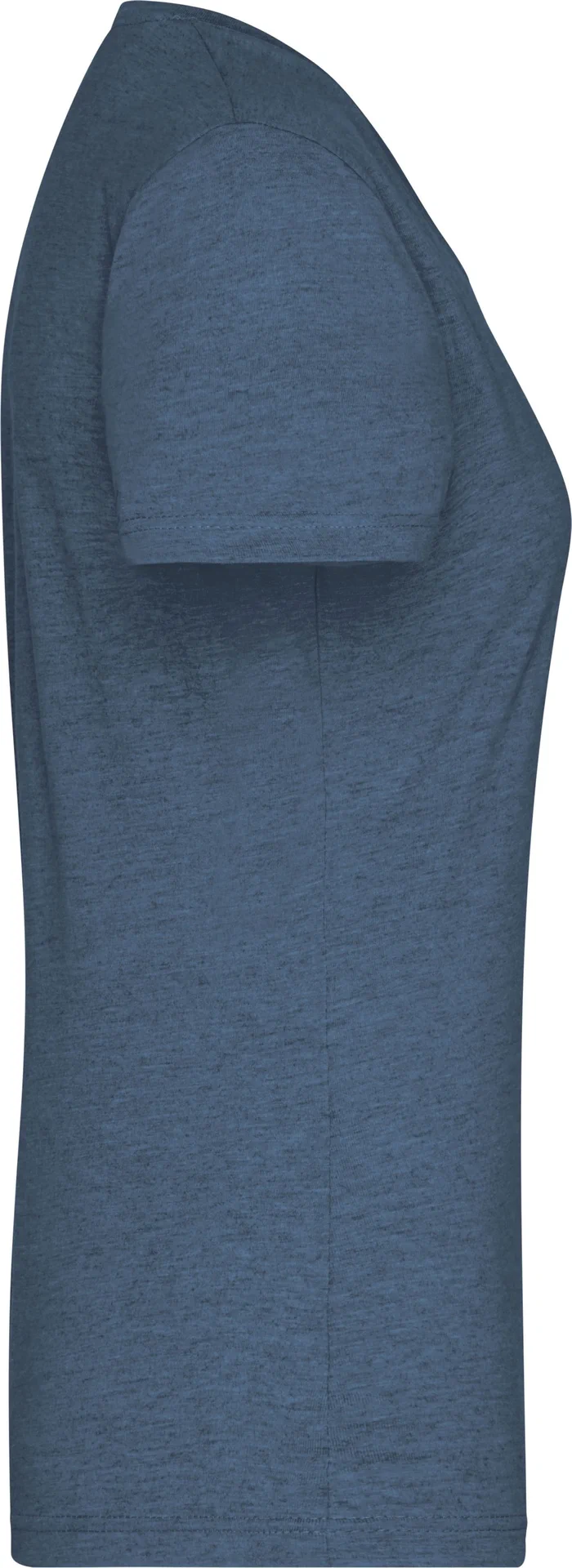 jn973-ladies-heather-t-shirt-bluemelange-right-6 James & Nicholson Ladies Heather T-Shirt