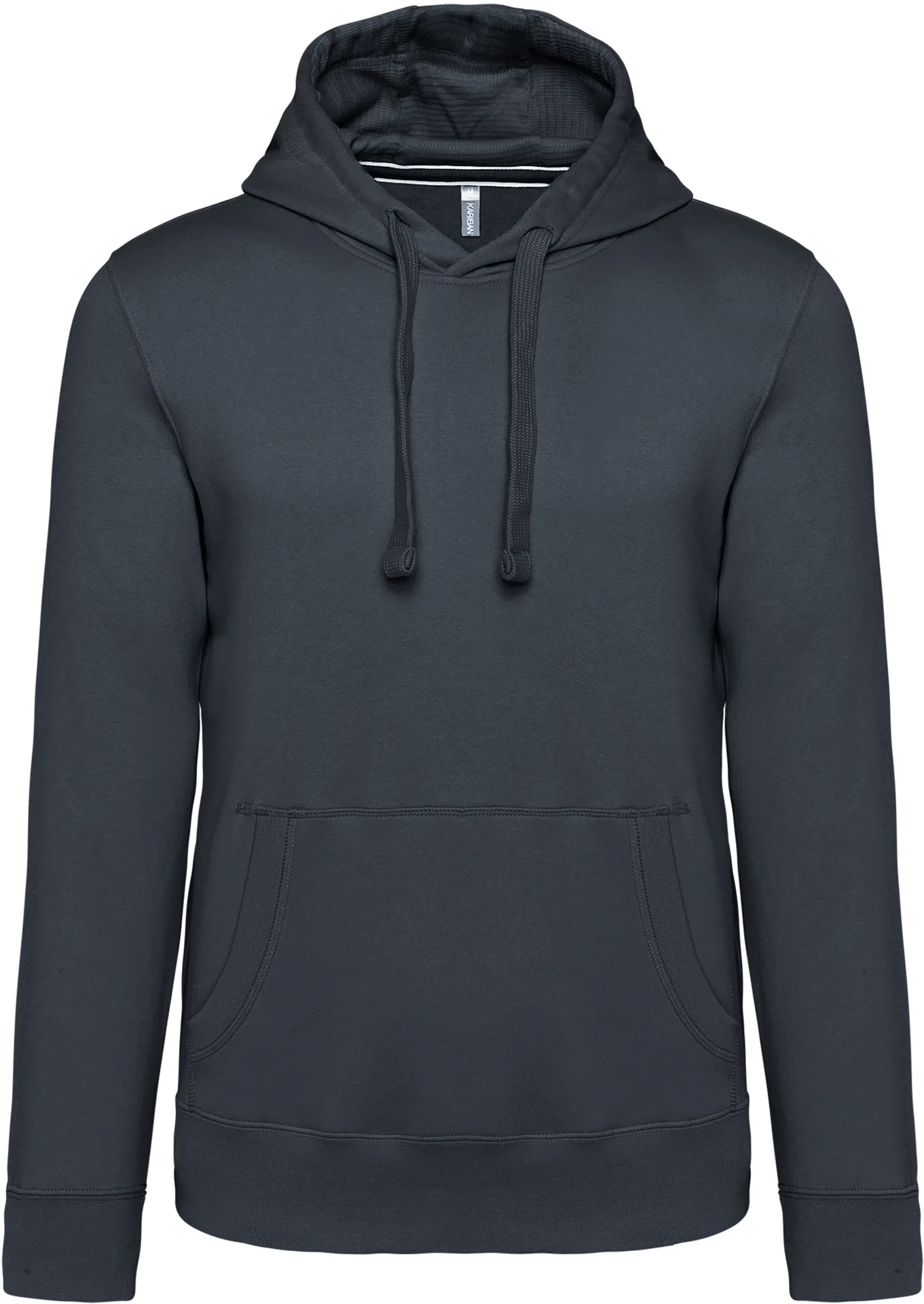 K489-kapuzen-sweater-darkgrey-front-3 Kariban Kapuzen Sweater