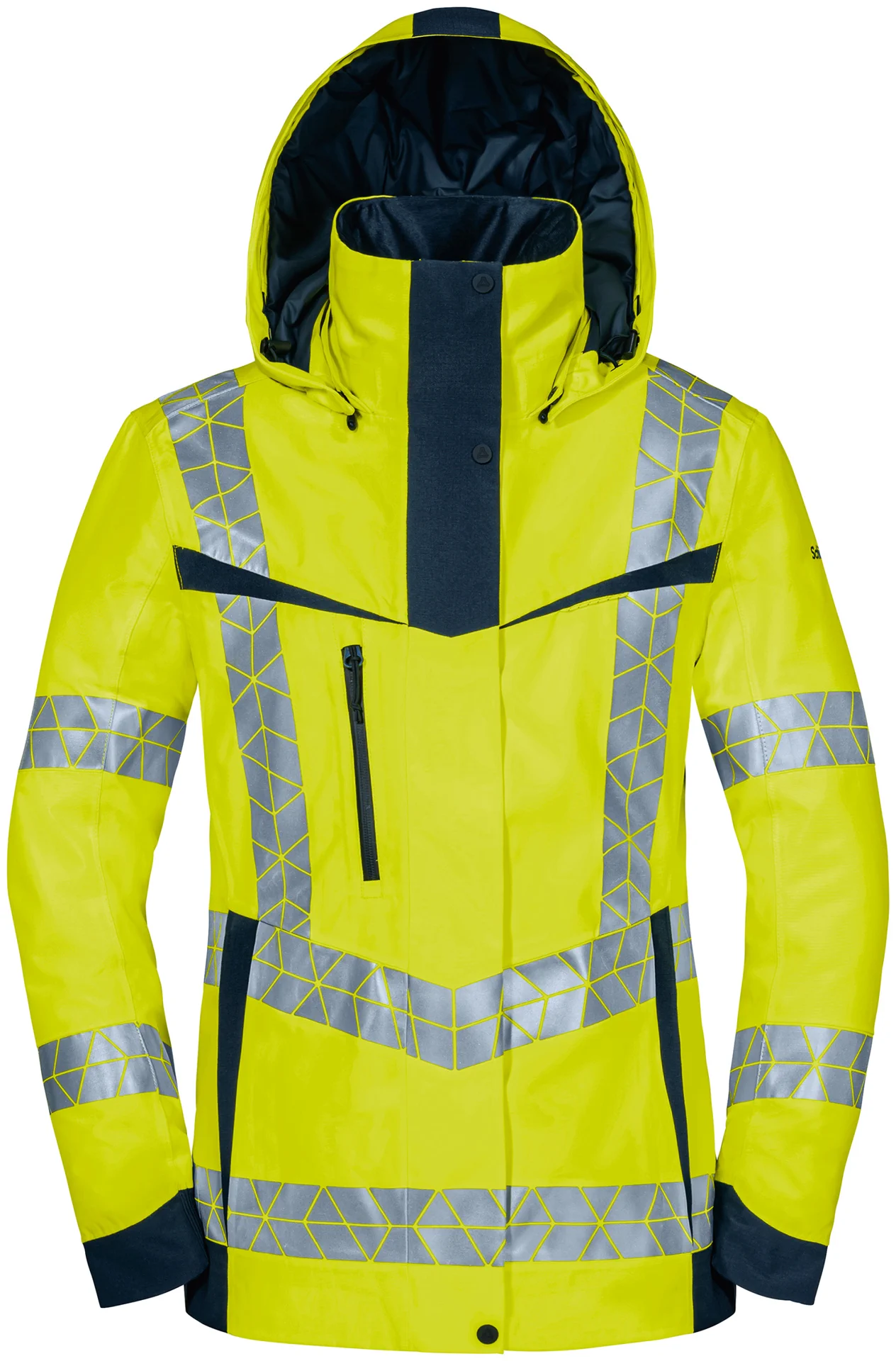 Schöffel PRO 7701 Damen POLARLICHT Warnschutz Winterjacke Hardshell