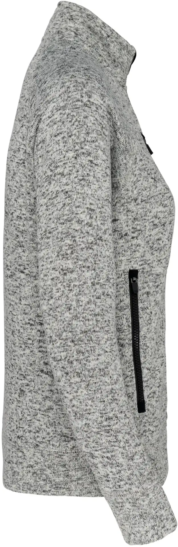 Kariban Damen Melange Strickfleece Jacke