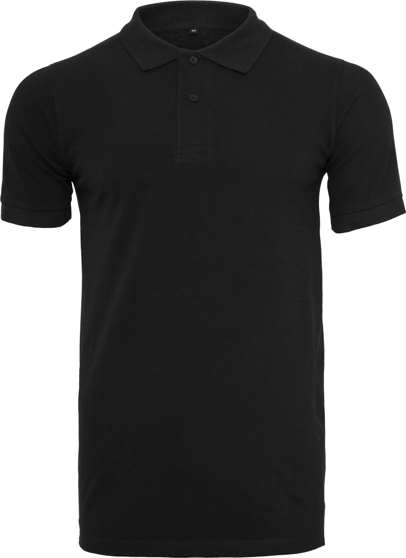 BuildYourBrand-BY008-polo-pique-shirt-black-front-5 Build Your Brand Polo Piqué Shirt