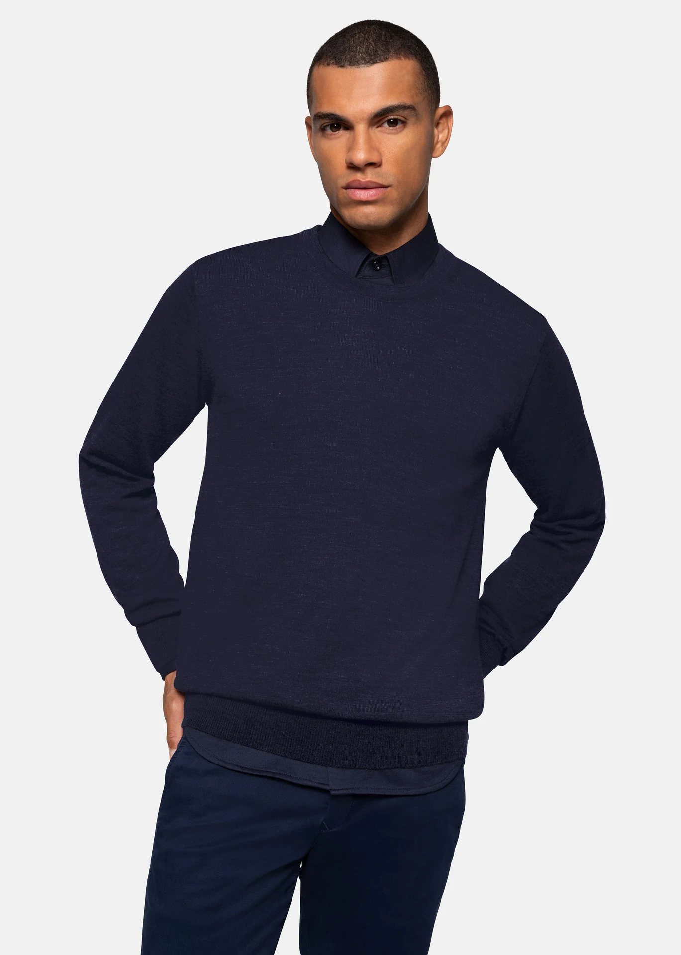 HAKRO Pullover 156 Merino-Wolle