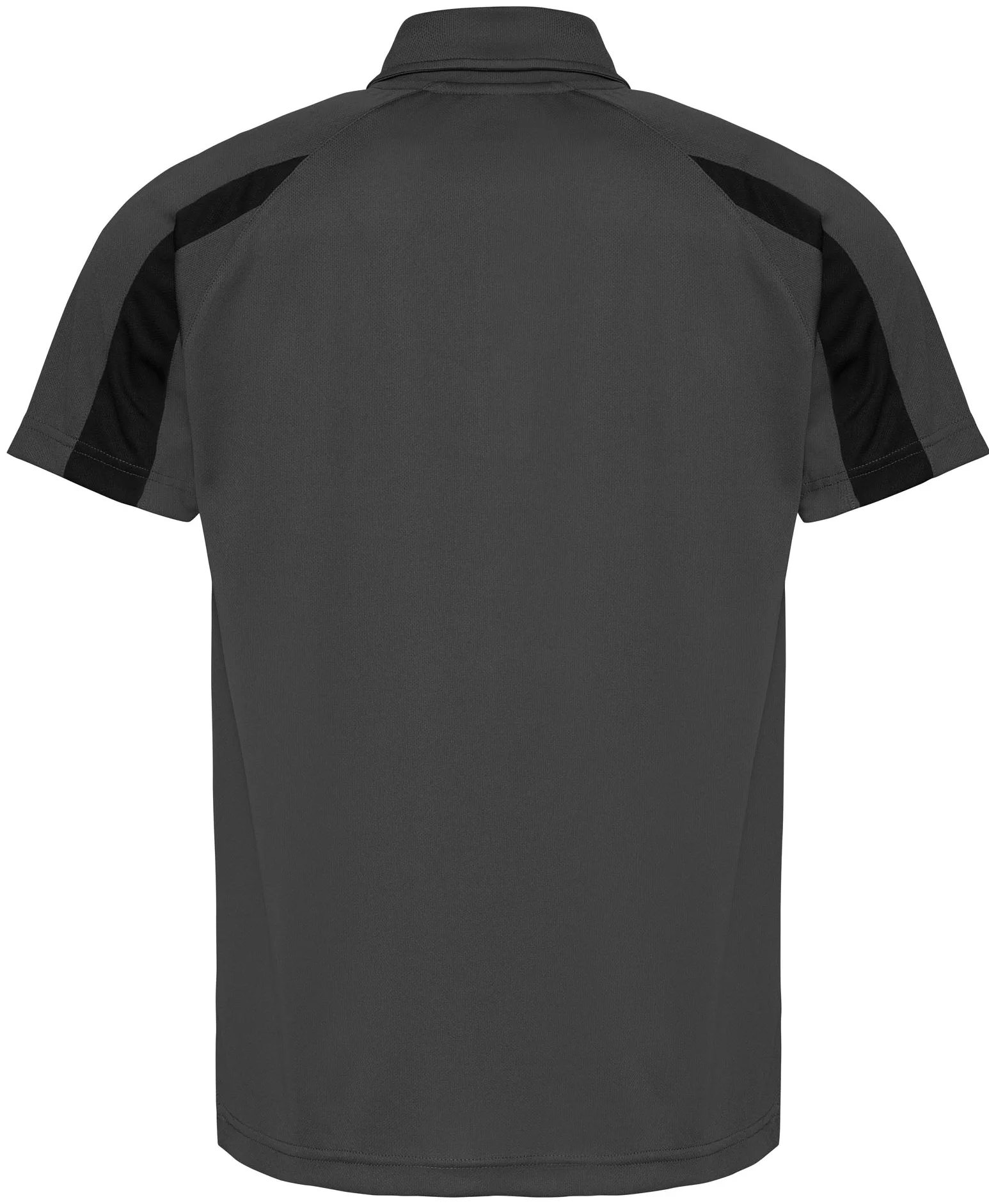 justcool-jc043-contrast-cool-poloshirt-charcoal-jetblack-back-3 Just Cool Contrast Cool Polo