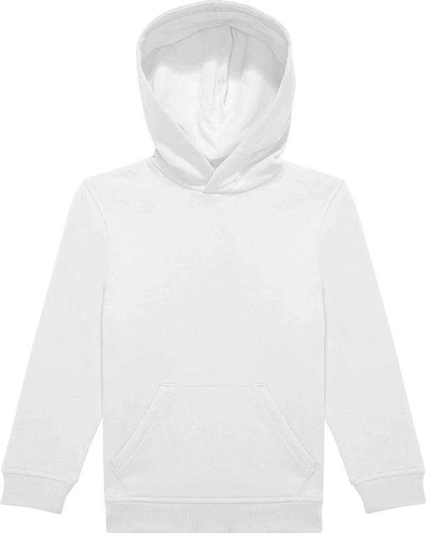 bc-wk002-id.333-hoodie-sweatshirt-kids-white-front-3 B&C Kids ID.333 Hoodie