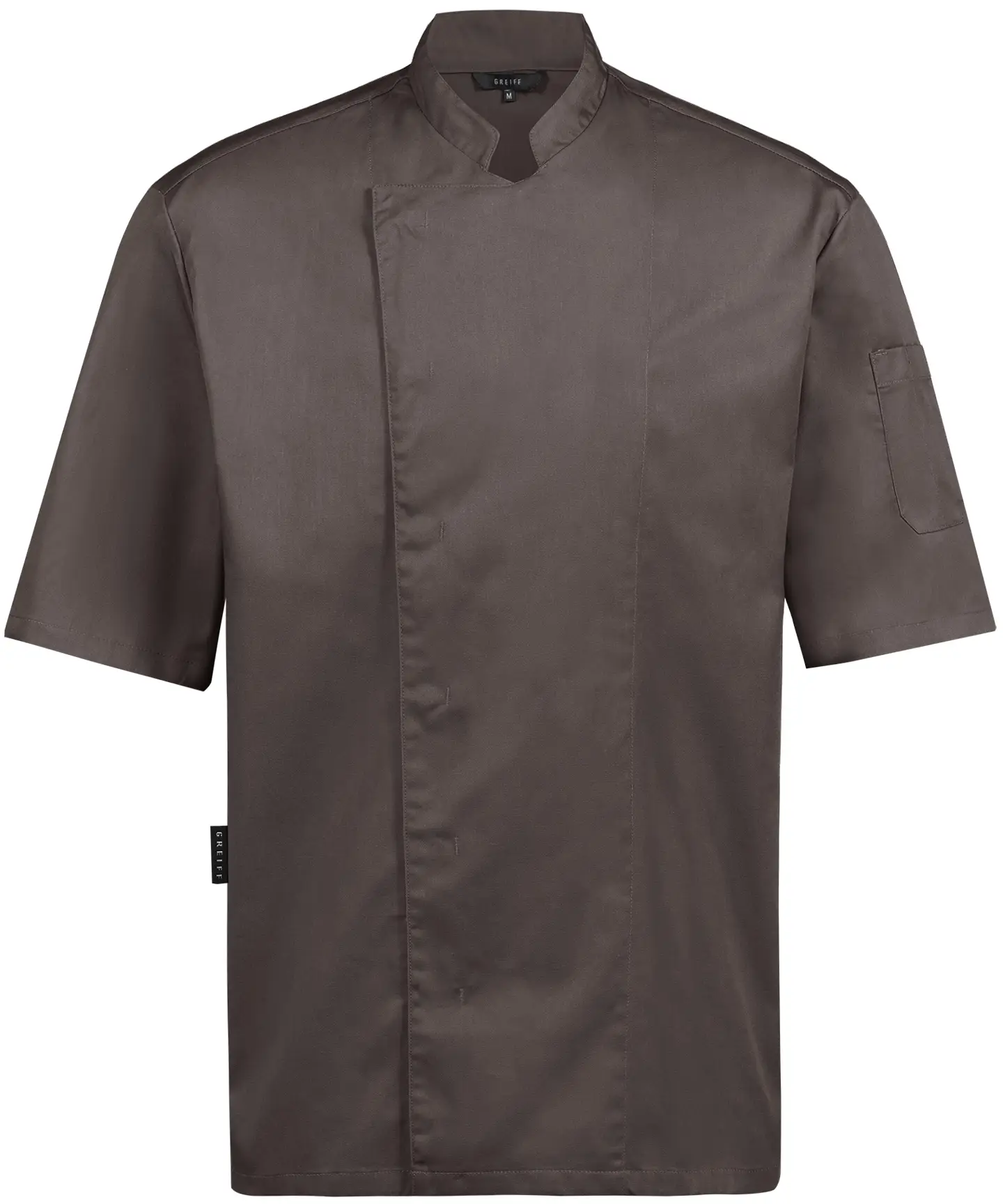 GREIFF Kochjacke kurzarm mit verdeckter Knopfleiste Regular Fit