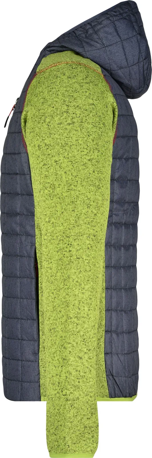 James & Nicholson Men's Knitted Hybrid Jacket