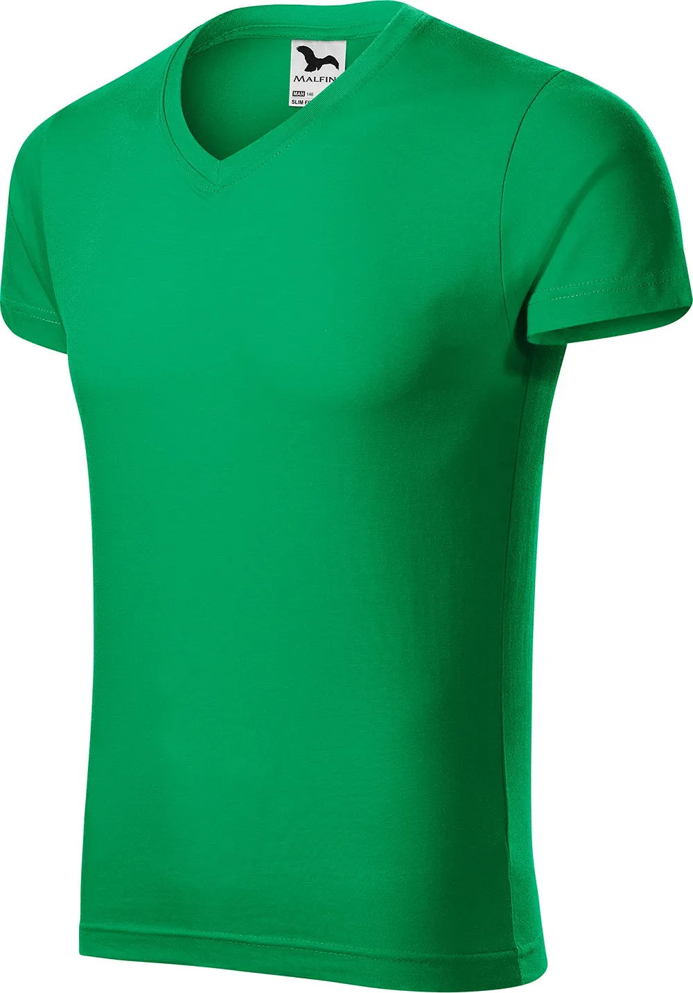 MALFINI T-Shirt Slim Fit V-Neck 146
