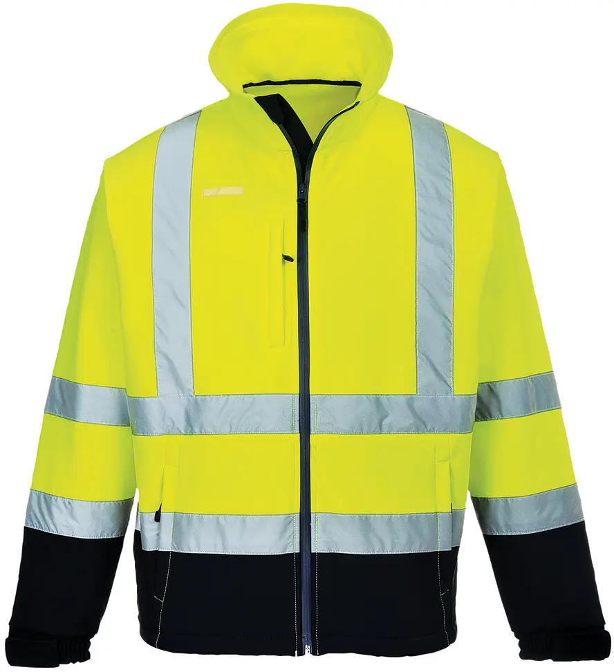 PORTWEST S425 Warnschutz Kontrast Softshell-Jacke