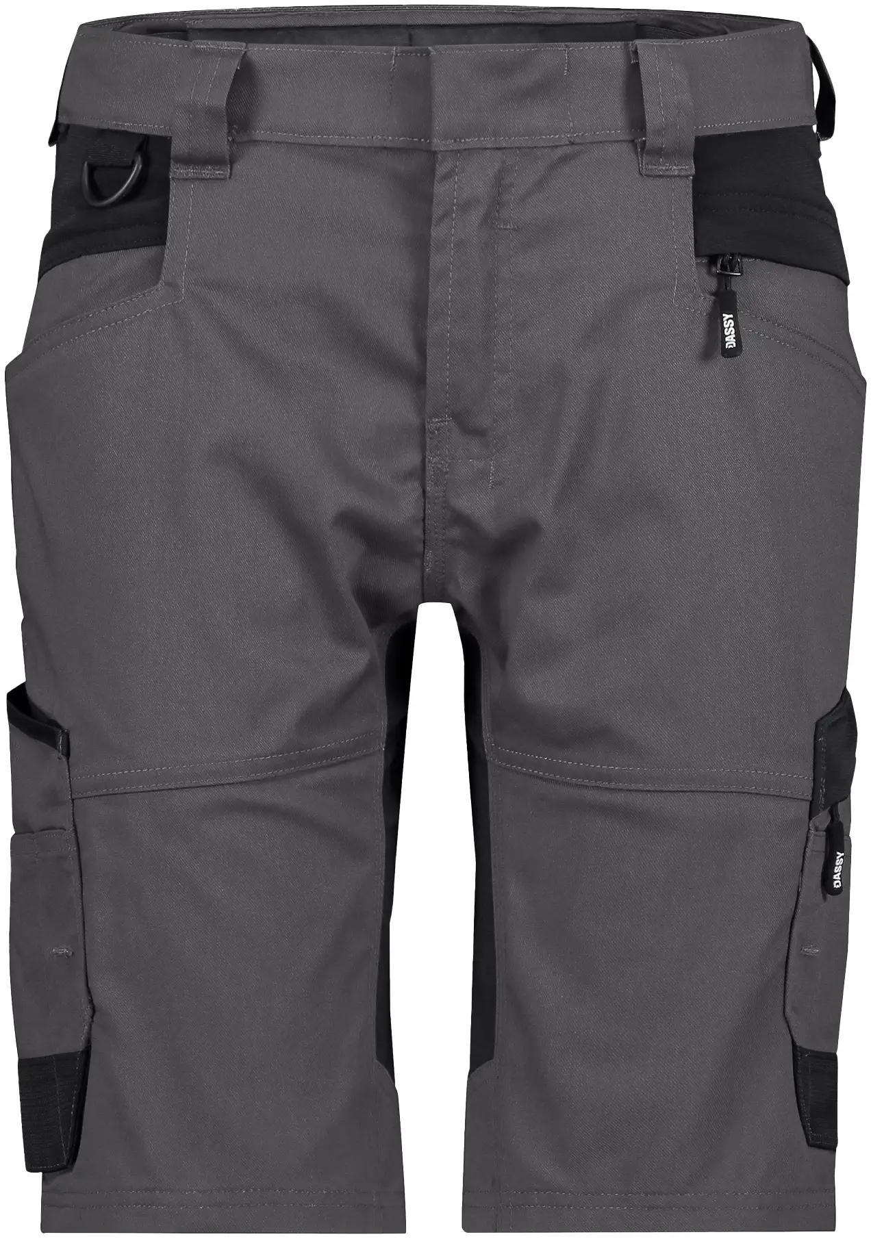dassy-250113-axis-next-women-work-shorts-with-stretch-for-women-anthracite-grey-black-front-1 DASSY Stretch-Arbeitsshorts Women AXIS Next