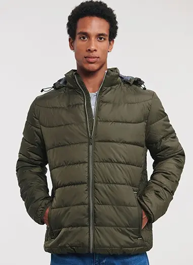 Russell Men's Hooded Nano Jacket Russell Men's Hooded Nano Jacket