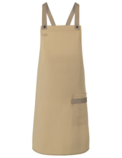 KARLOWSKY Latzschürze Urban-Look mit Kreuzbändern und Tasche KARLOWSKY Latzschürze Urban-Look mit Kreuzbändern und Tasche