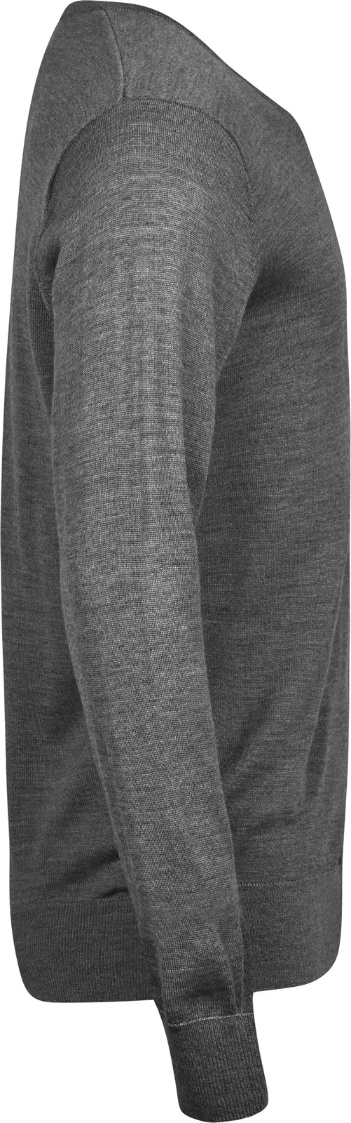 tee-jays-6001-mens-v-neck-sweater-greymelange-right-4 Tee Jays Men`s V-Neck Sweater