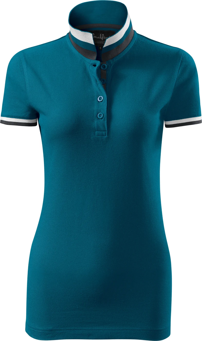 MALFINI Damen Polo Collar Up 257